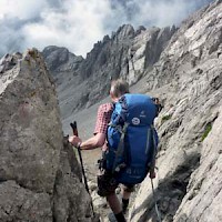 Walking across the Alps